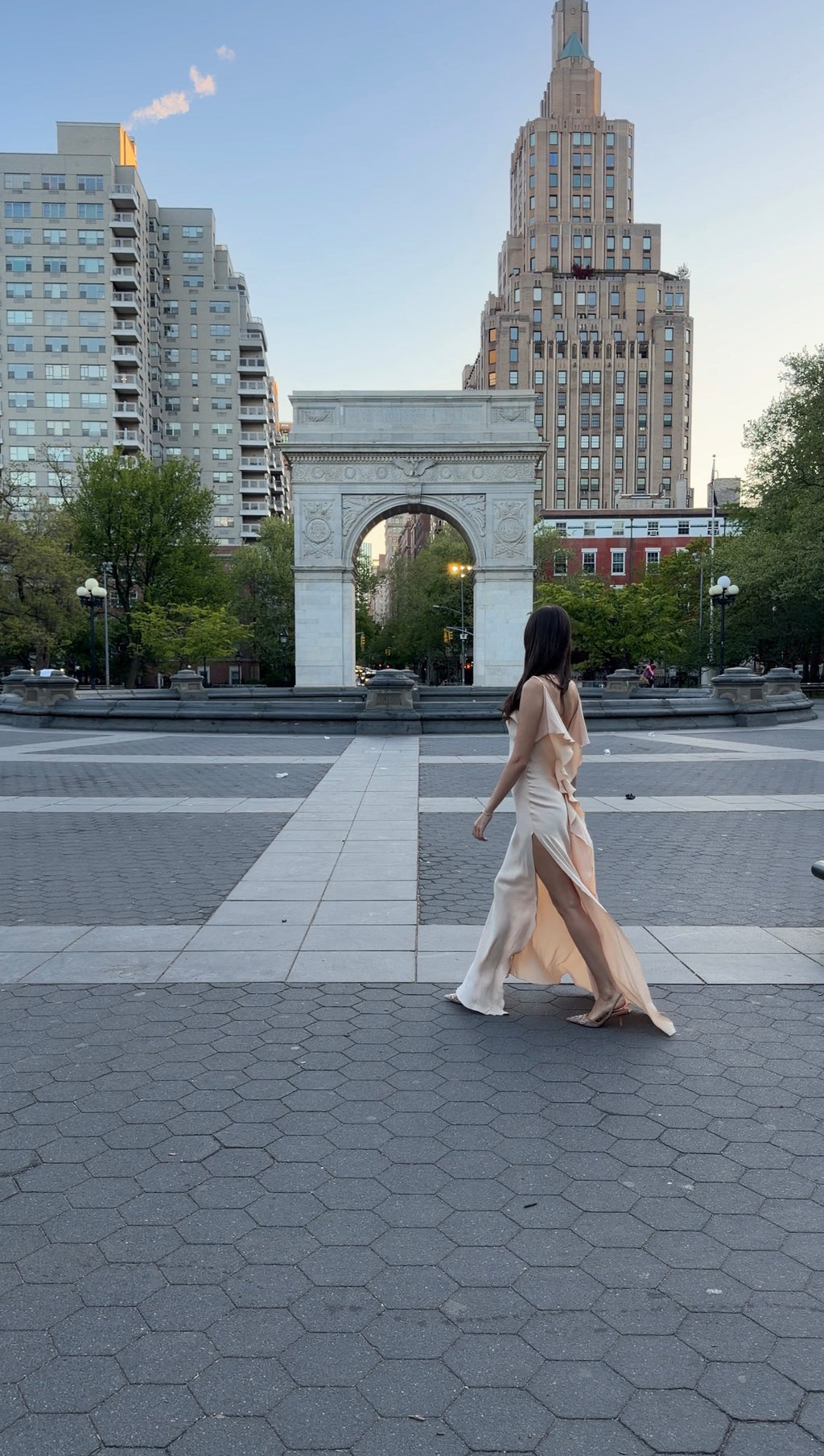 Lexington Gown in Peachy Crème