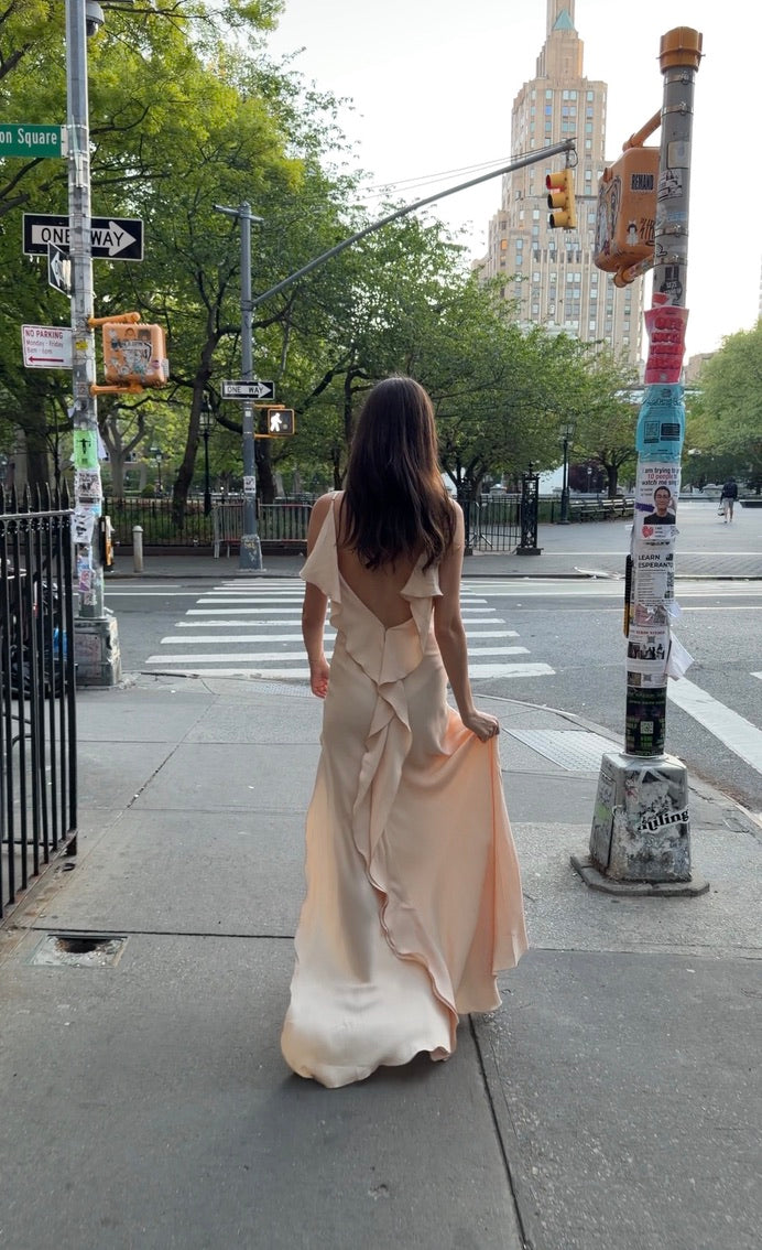 Lexington Gown in Peachy Crème