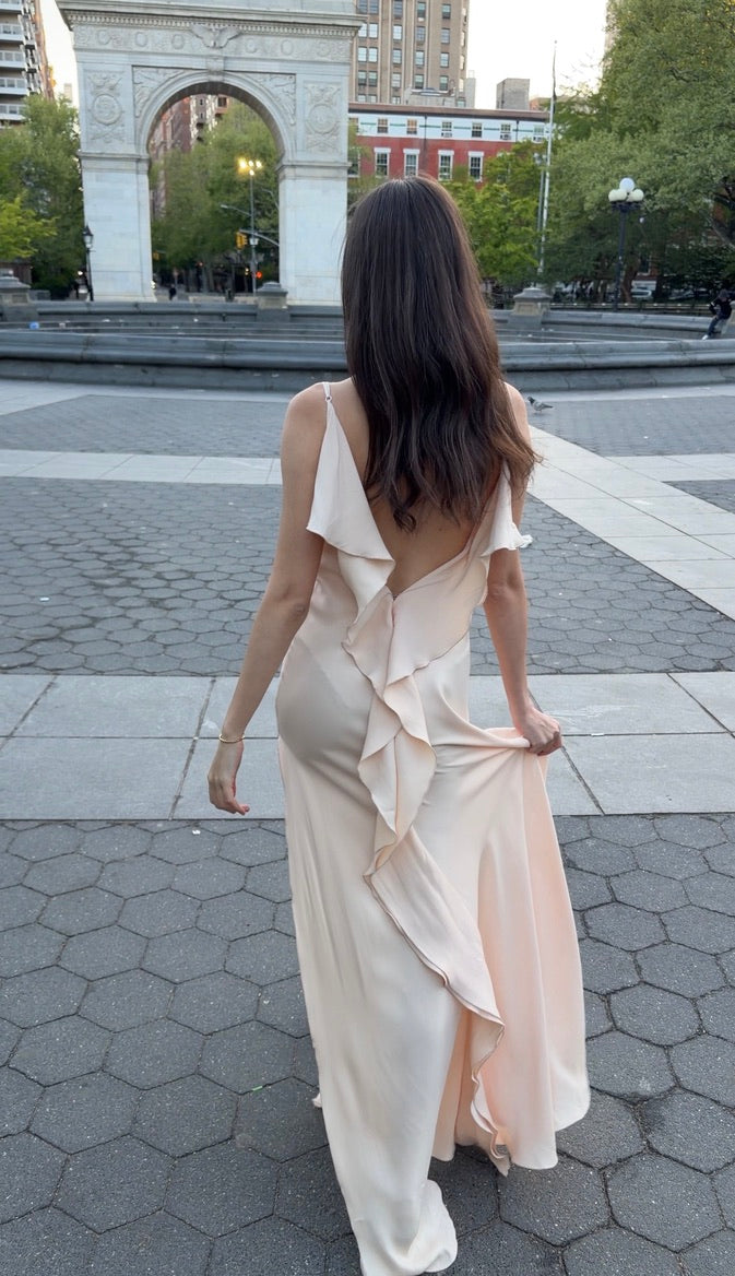 Lexington Gown in Peachy Crème