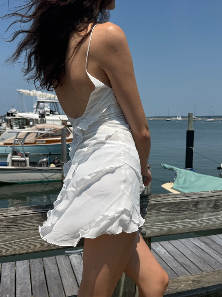 Somerset Mini Dress in Ivory