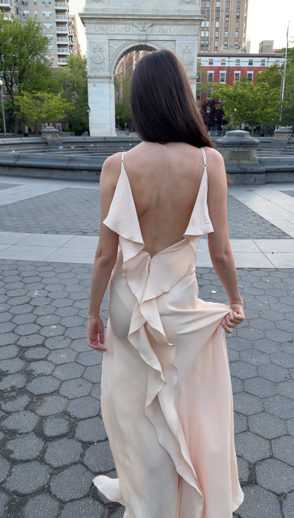 Lexington Gown in Peachy Crème