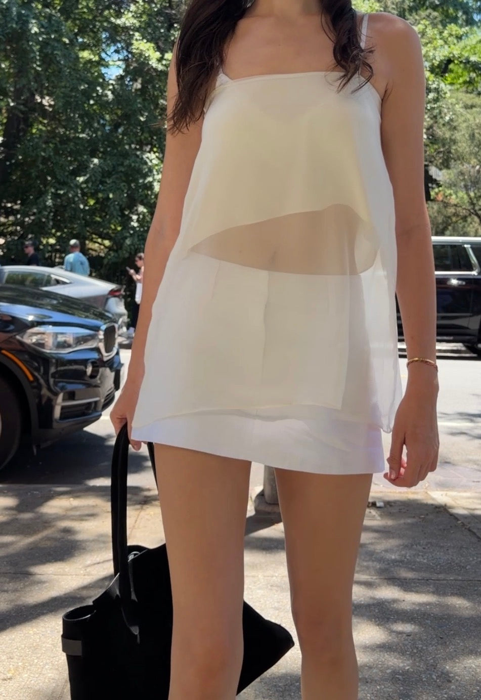 Voilette Silk 2-in-1 Skirt & Top in Ivory