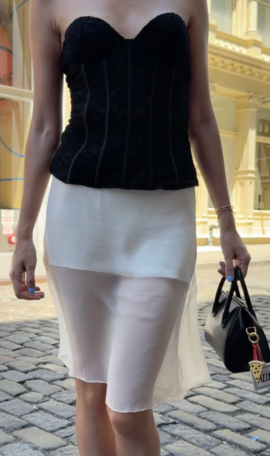Voilette Silk 2-in-1 Skirt & Top in Ivory