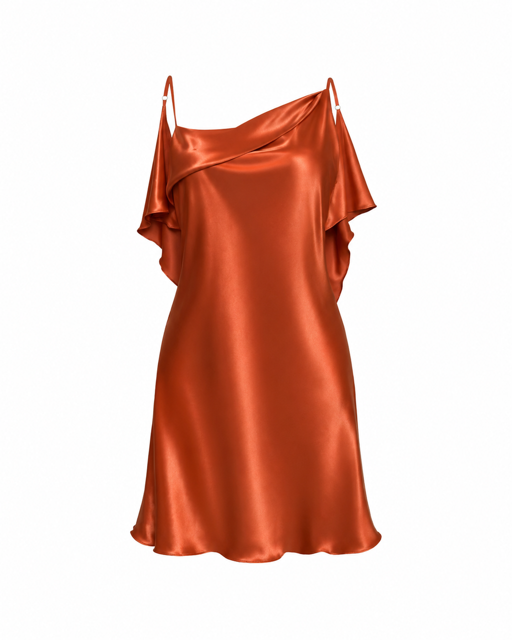 Lex Mini Dress in Burnt Orange