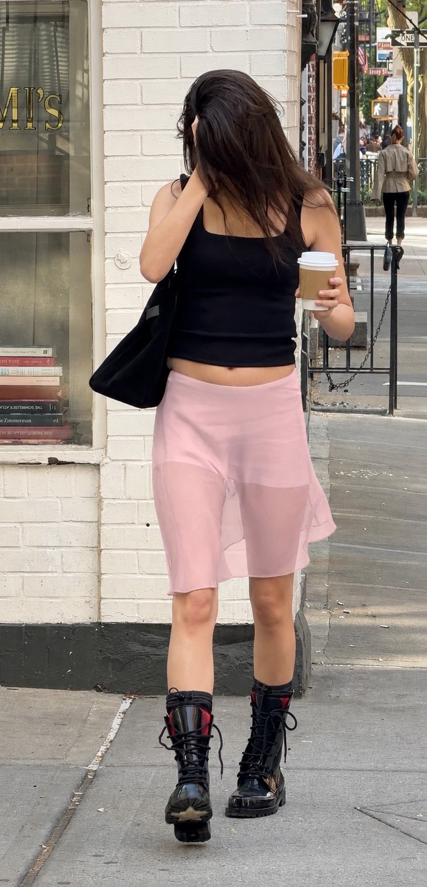 Voilette Silk Skirt in Pink