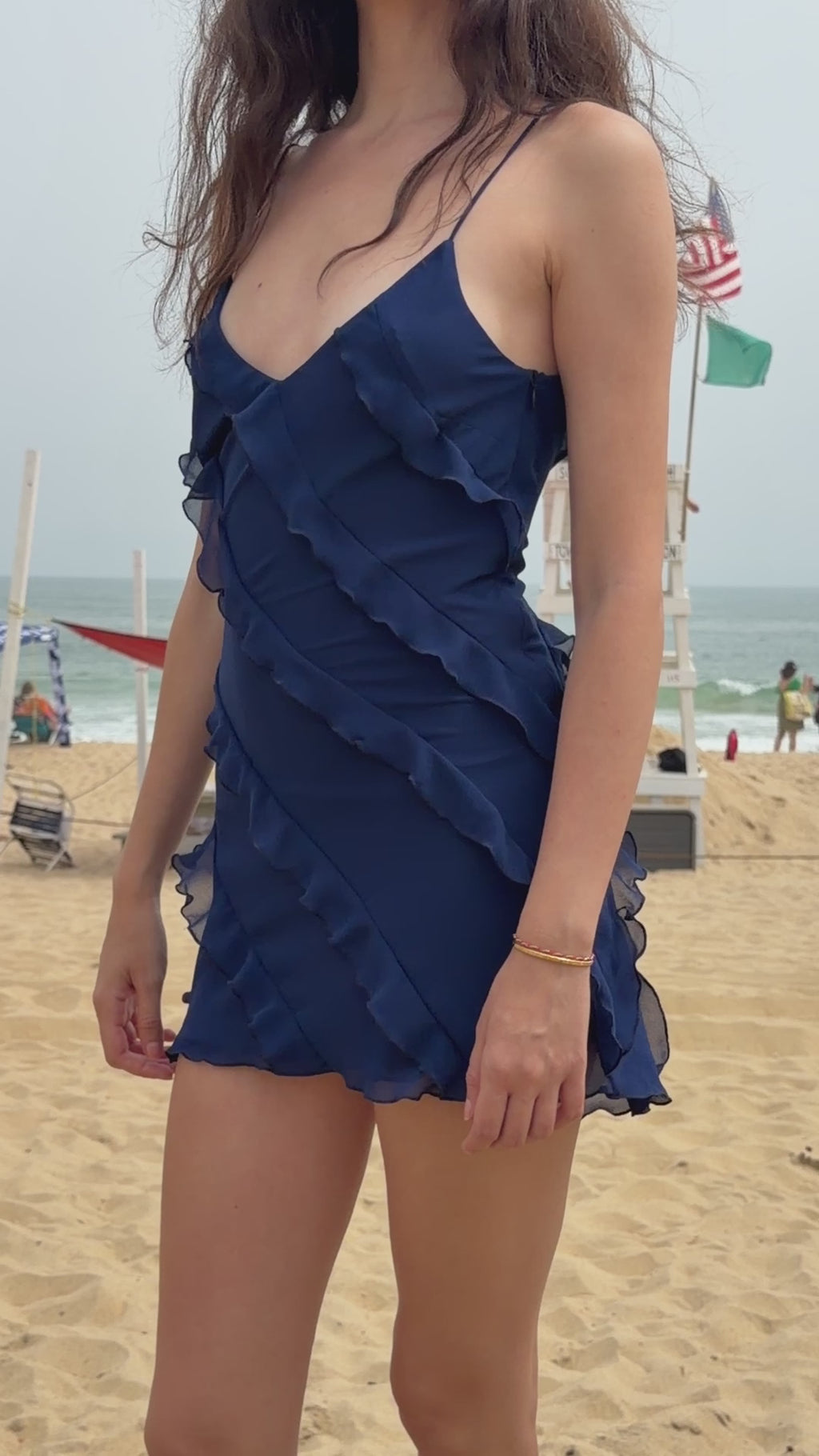 Somerset Mini Dress in Nantucket Navy (Limited Summer Edition)