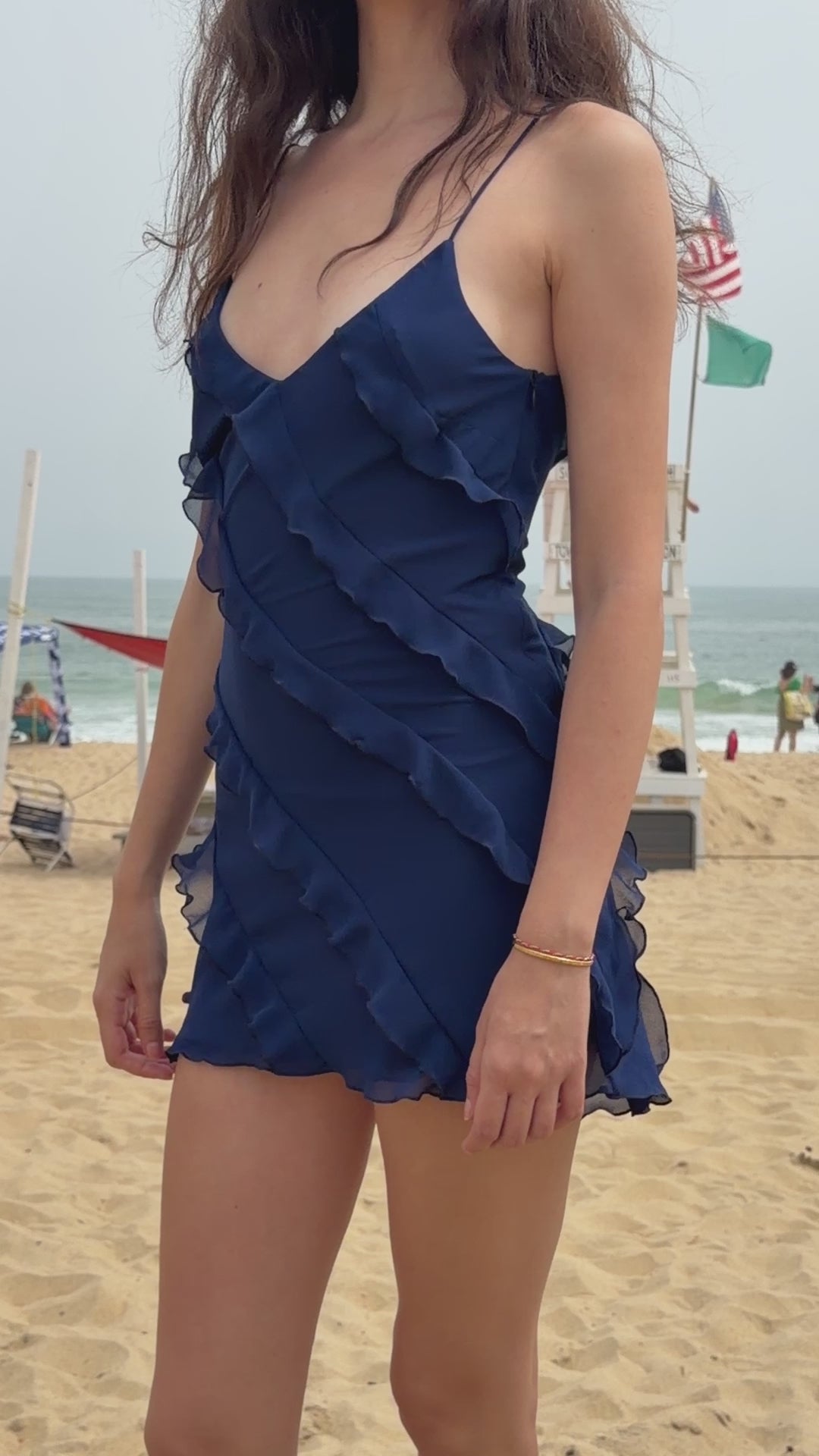 Somerset Mini Dress in Nantucket Navy (Limited Summer Edition)