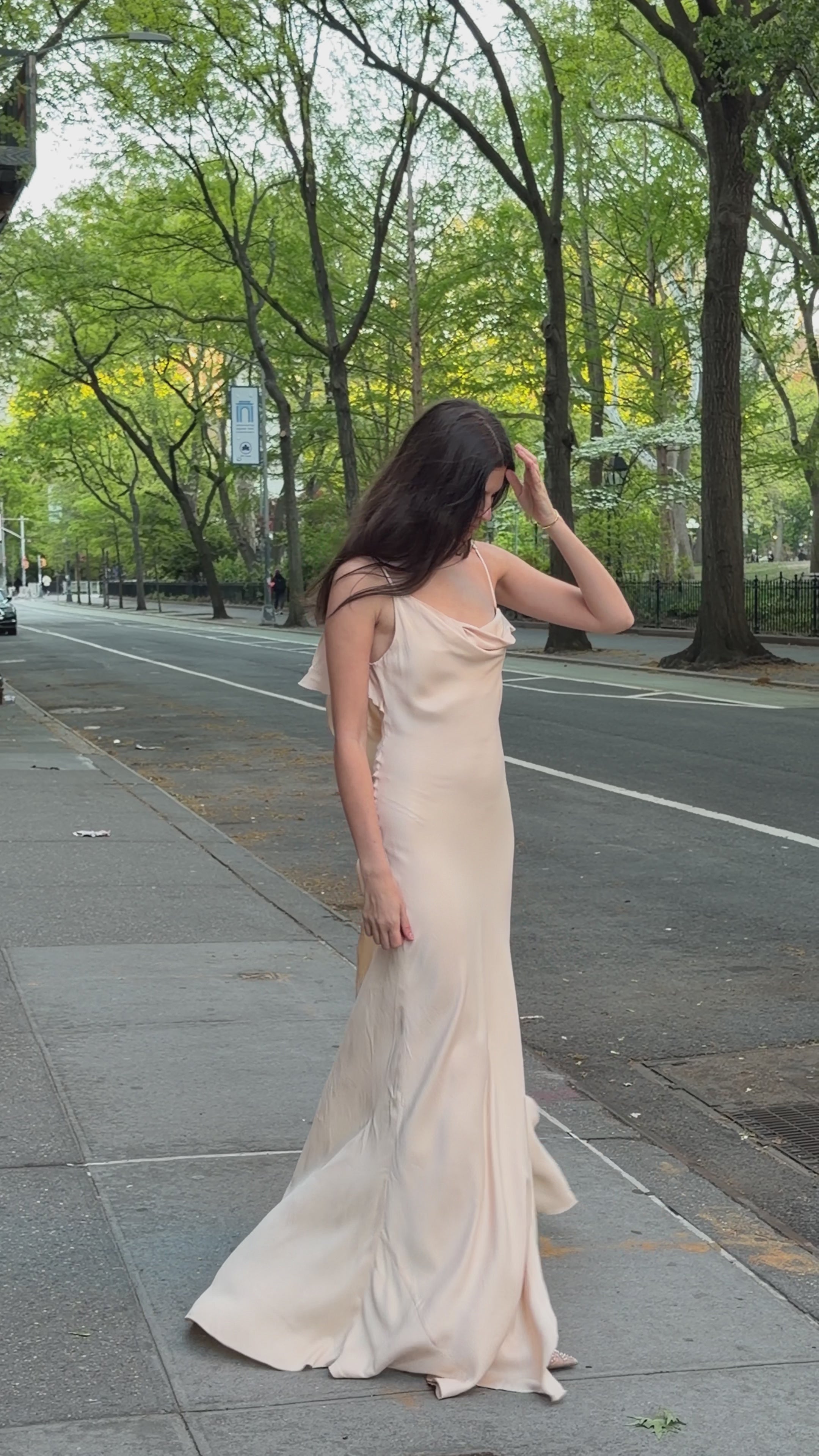 Lexington Gown in Peachy Crème