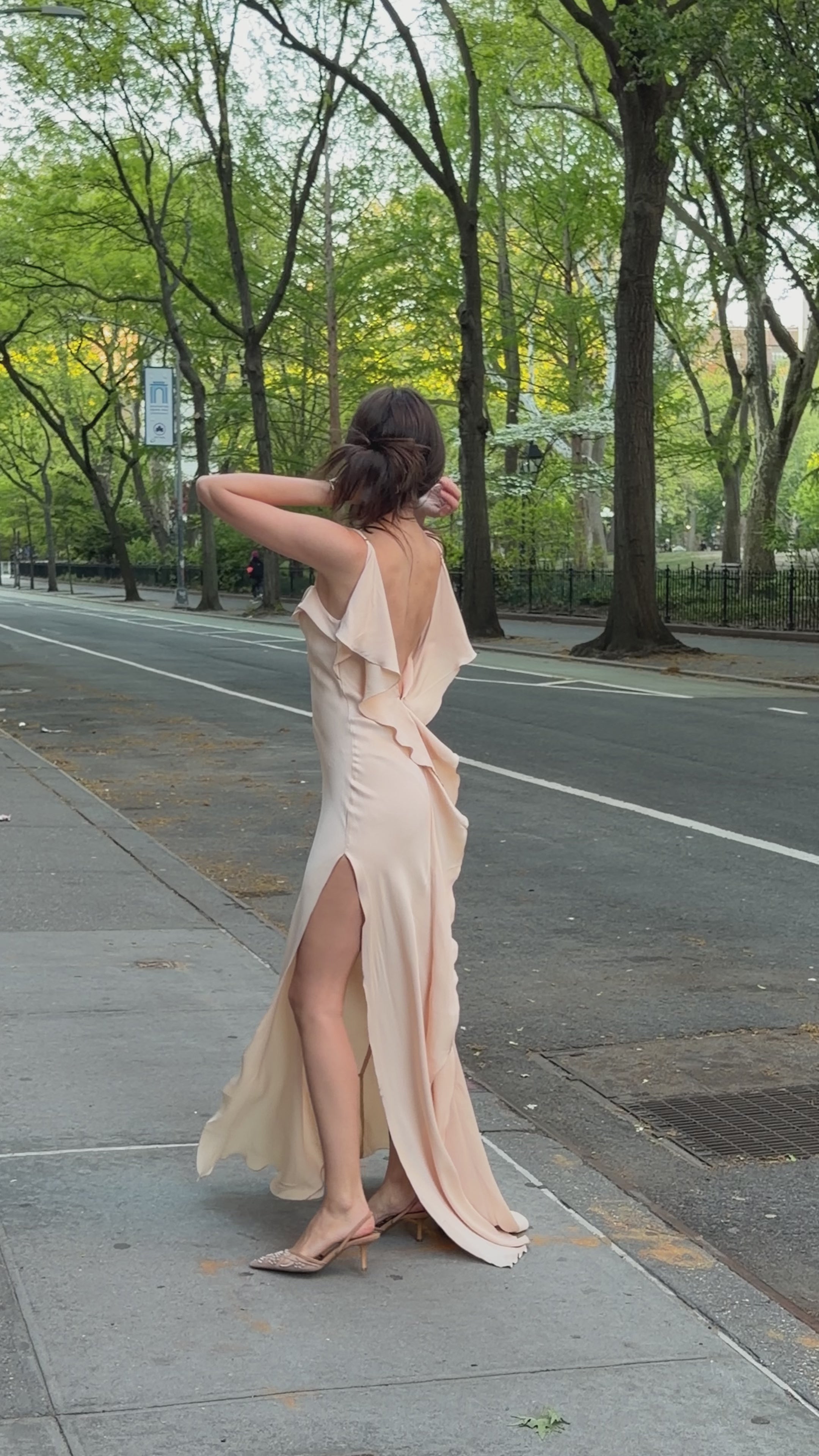 Lexington Gown in Peachy Crème