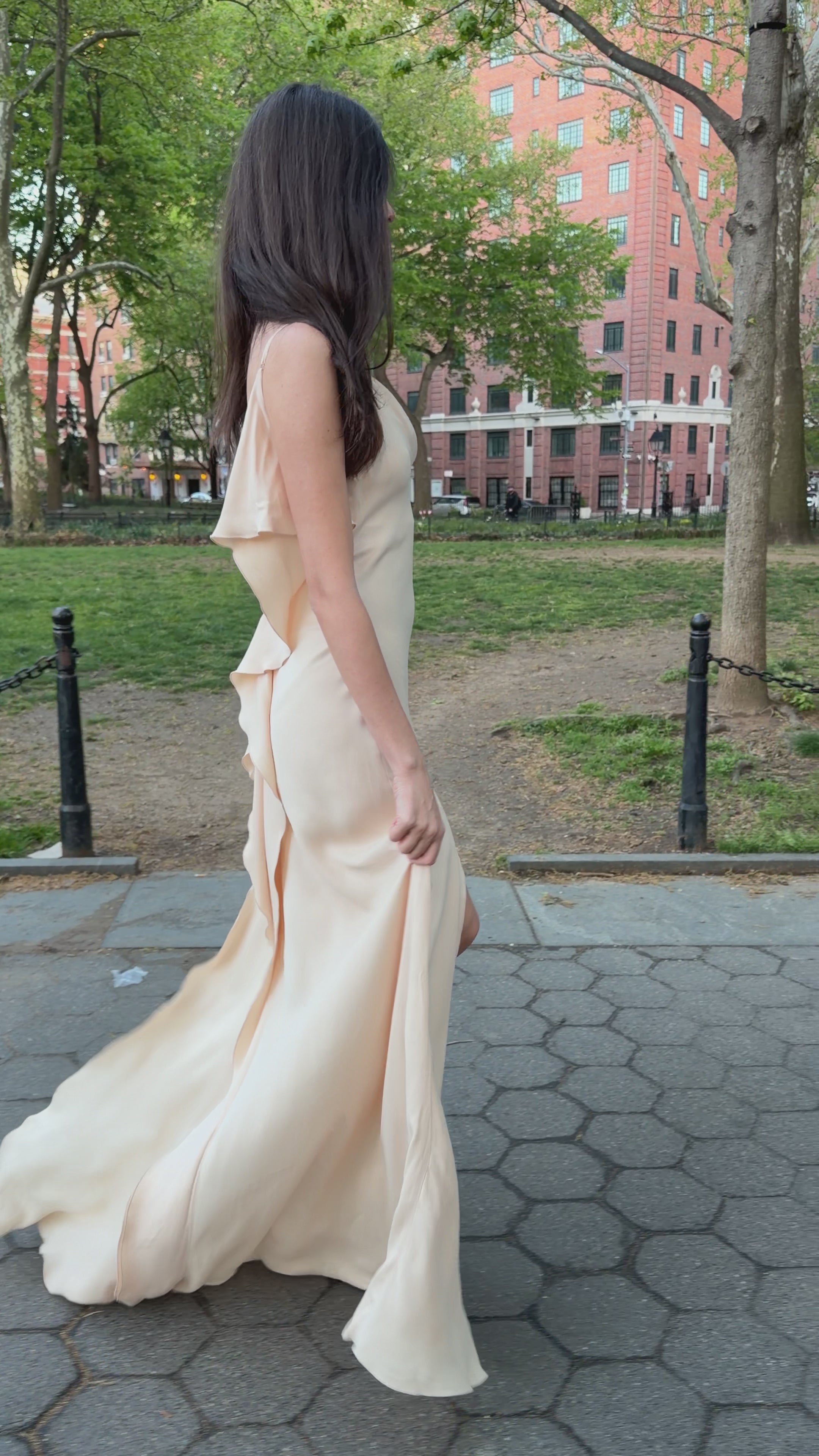 Lexington Gown in Peachy Crème