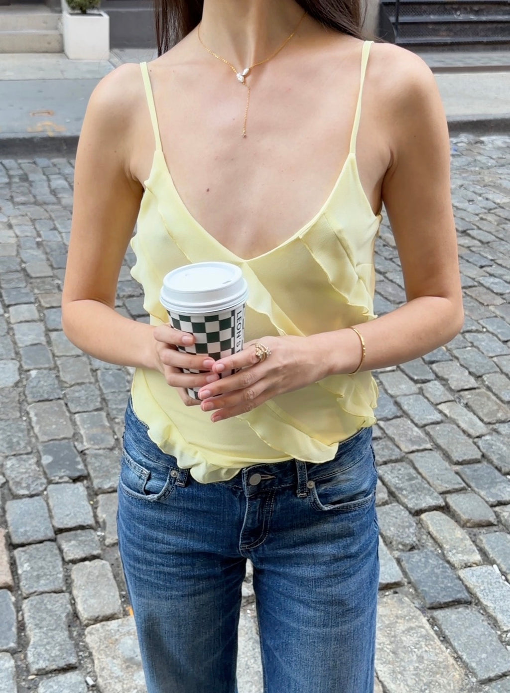Somerset Mini Dress in Butter Yellow